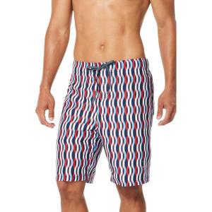 imageSpeedo Boys Thru Way Stripe EBoard 18 BottomRwb Speedo Navy