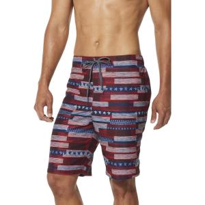 imageSpeedo Boys Thru Way Stripe EBoard 18 BottomRwb Speedo Red