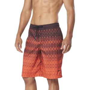 imageSpeedo Boys Thru Way Stripe EBoard 18 BottomSunset Red