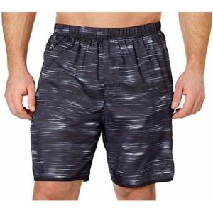 imageSpeedo Mens Aquagon Colorblock Volley Shorts Workout ampamp Swim Trunks SmallBlack