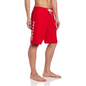 imageSpeedo Mens Guard Swim Trunk Knee Length Boardshort VolleyDiscontinuedSpeedo Red