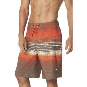 imageSpeedo Mens Swim Trunk Knee Length Boardshort Active Flex EBoard PrintedCanteen Brown