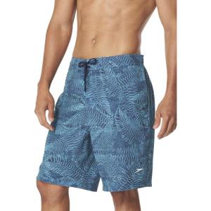 imageSpeedo Mens Swim Trunk Knee Length Boardshort Active Flex EBoard PrintedPalm Columbia