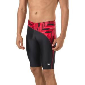 imageSpeedo Mens Swimsuit Jammer Powerflex Eco AnglesDiscontinuedSpeedo Red