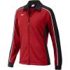 imageSpeedo Womens Jacket Full Zip Collard Streamline Team Warm UpBlackMaroon