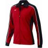 imageSpeedo Womens Jacket Full Zip Collard Streamline Team Warm UpBlackMaroon