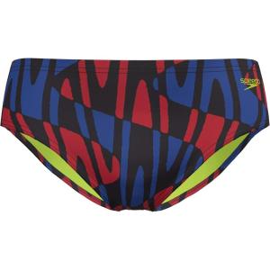 imageSpeedo Mens Swimsuit Brief ProLT Printed Team ColorsDisco RedWhiteBlue
