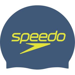 imageSpeedo Swim Cap SiliconeNightSafety Yellow Logo