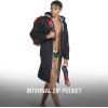 imageSpeedo Unisex Adult Parka Jacket Fleece Lined Team ColorsOrangeGrey