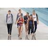 imageSpeedo womens Sweatshirt Full Zip Hooded Jacket Team Warm UpRedWhiteBlue