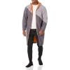 imageSpeedo Unisex Adult Parka Jacket Fleece Lined Team ColorsOrangeGrey