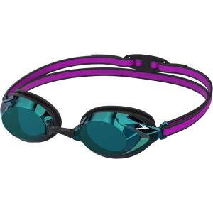 imageSpeedo Unisexchild Swim Goggles Vanquisher 20 Junior30 Mirrored BlackCobaltEmerald