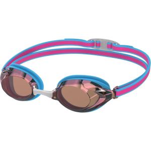 imageSpeedo Unisexchild Swim Goggles Vanquisher 20 Junior30 Mirrored Picton BluePink