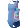 imageSpeedo Girls Printed Sport SplicePeriwinkle Blue Watercolor Garden