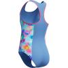 imageSpeedo Girls Printed Sport SplicePeriwinkle Blue Watercolor Garden