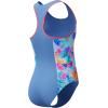 imageSpeedo Girls Printed Sport SplicePeriwinkle Blue Watercolor Garden