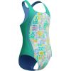 imageSpeedo Girls Printed Sport SpliceSummer Stamp Marine Green