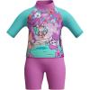 imageSpeedo Girls Swimsuit Infant to Big Kid UPF 50 Learn to Swim34 Set Neon Violet