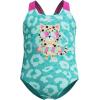 imageSpeedo Girls Swimsuit Infant to Big Kid UPF 50 Learn to SwimDigital 1pc Arctic Glass