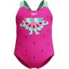 imageSpeedo Girls Swimsuit Infant to Big Kid UPF 50 Learn to SwimDigital 1pc Neon Bubble Gum