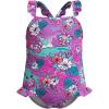 imageSpeedo Girls Swimsuit Infant to Big Kid UPF 50 Learn to SwimFrill 1pc Neon VioletSplash Bash