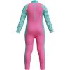 imageSpeedo Girls Swimsuit Infant to Big Kid UPF 50 Learn to SwimLS Sunsuit Neon Bubble Gum