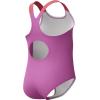 imageSpeedo Girls Swimsuit Infant to Big Kid UPF 50 Learn to SwimMedalist 1pc Neon Violet