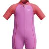 imageSpeedo Girls Swimsuit Infant to Big Kid UPF 50 Learn to SwimNeoprene Suit Neon Violet