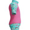 imageSpeedo Girls Swimsuit Infant to Big Kid UPF 50 Learn to SwimSS Set Neon Bubblegum