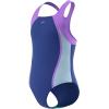 imageSpeedo Girls Swimsuit One Piece Closed RacerbackMesh Blue Harmony