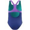 imageSpeedo Girls Swimsuit One Piece Closed RacerbackMesh Blue Harmony