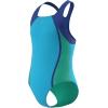 imageSpeedo Girls Swimsuit One Piece Closed RacerbackMesh Cyan