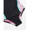 imageSpeedo Girls Swimsuit One Piece Closed RacerbackMesh Fuchsia Pink