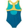 imageSpeedo Girls Swimsuit One Piece Closed RacerbackMesh Ocean Depths