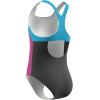 imageSpeedo Girls Swimsuit One Piece Closed RacerbackMesh Speedo Black