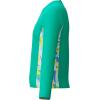 imageSpeedo Girls Uv Swim Shirt Long Sleeve RashguardMarine Green Mod Petals