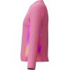imageSpeedo Girls Uv Swim Shirt Long Sleeve RashguardPink Lemonade Chilly Dye