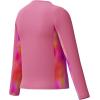 imageSpeedo Girls Uv Swim Shirt Long Sleeve RashguardPink Lemonade Chilly Dye