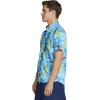 imageSpeedo Mens Uv Swim Shirt Hybrid Button DownBlue Lemonade