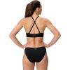 imageSpeedo Womens Swimsuit Bikini Top Essentials with Removable Cups Soft FabricHigh Anthracite