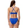 imageSpeedo Womens Swimsuit Bikini Top Essentials with Removable Cups Soft FabricHigh Deep Sapphire