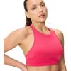 imageSpeedo Womens Swimsuit Bikini Top Essentials with Removable Cups Soft FabricHigh Ruby