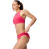imageSpeedo Womens Swimsuit Bikini Top Essentials with Removable Cups Soft FabricHigh Ruby