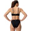imageSpeedo Womens Swimsuit Bikini Top Essentials with Removable Cups Soft FabricTriangle Anthracite