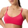 imageSpeedo Womens Swimsuit Bikini Top Essentials with Removable Cups Soft FabricTriangle Ruby