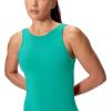 imageSpeedo Womens Swimsuit One Piece Essentials with Removable Cups Soft FabricHigh Peacock Teal