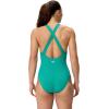 imageSpeedo Womens Swimsuit One Piece Essentials with Removable Cups Soft FabricScoop Peacock Teal