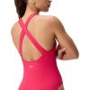 imageSpeedo Womens Swimsuit One Piece Essentials with Removable Cups Soft FabricScoop Ruby