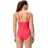 imageSpeedo Womens Swimsuit One Piece Essentials with Removable Cups Soft FabricV Legend Red