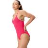 imageSpeedo Womens Swimsuit One Piece Essentials with Removable Cups Soft FabricV Ruby
